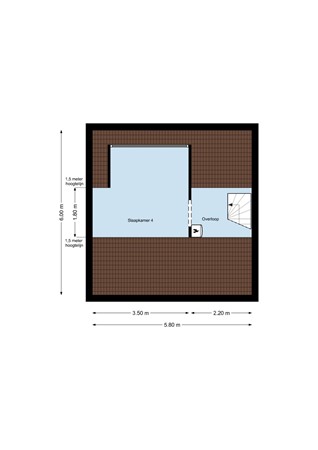 Floorplan - Jan van Goijenstraat 9, 4625 AX Bergen op Zoom